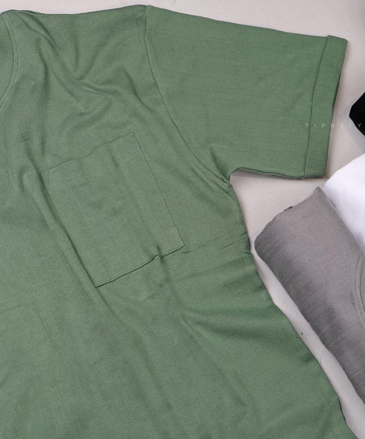 تیشرت لش جیب دار مردانه 2213