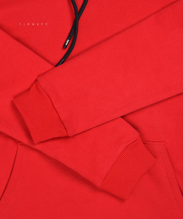 هودی قرمز ساده برند تیپ نتی 3072