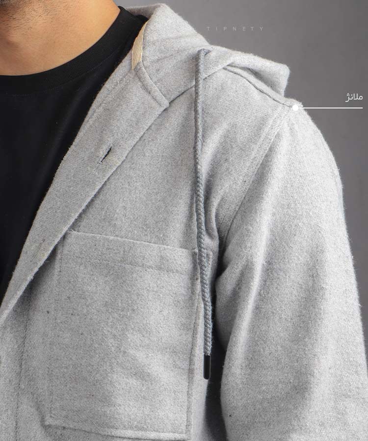                                                                                                                                                                                                                                                                                       پاییزه ژاکت 2028           ملانژ شکلاتی خردلی لجنی پاییزه سویشرت 2028  - تصویر 9