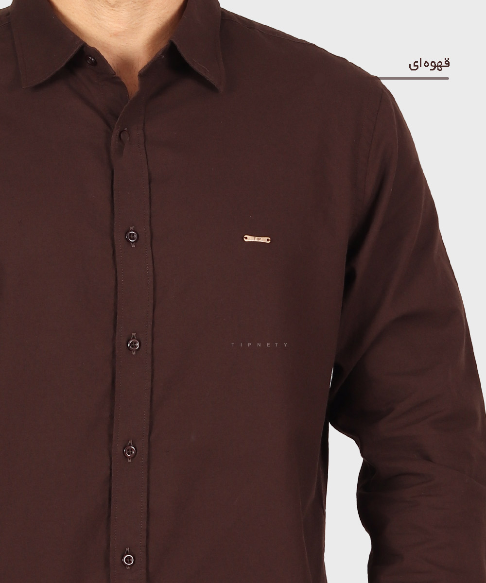                                                             سفید سورمه ای قهوه ای سبز مشکی آبی روشن لجنی ذغالی پیراهن آستین بلند فیت 5499  - تصویر 9