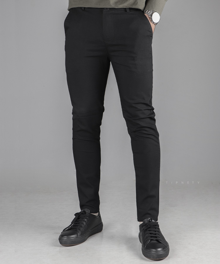 شلوار کتان اسپرت مردانه ساده 3189