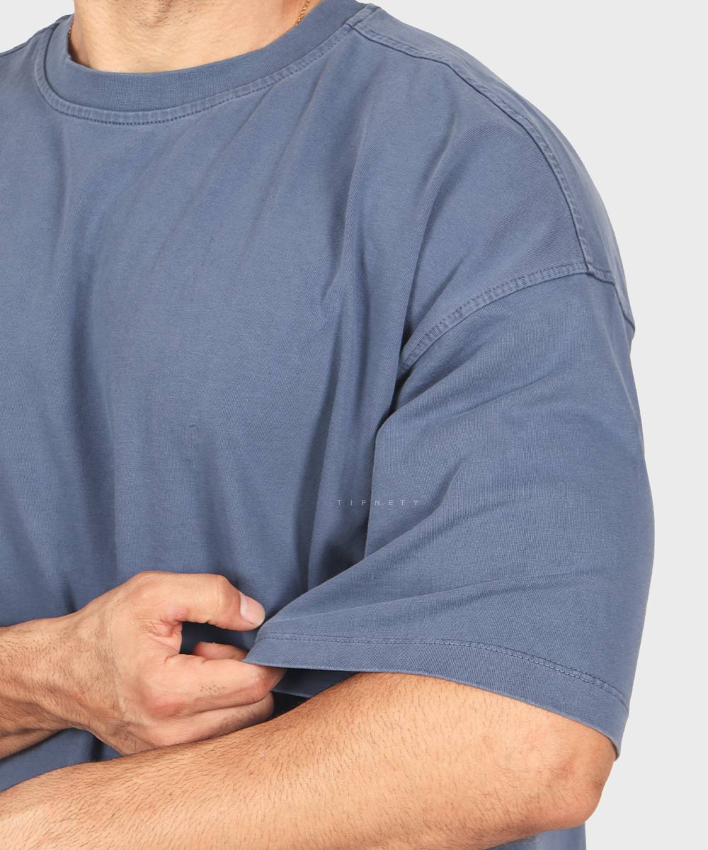             نفتی دودی شکلاتی لجنی آبی تیشرت لش 1761  - تصویر 12