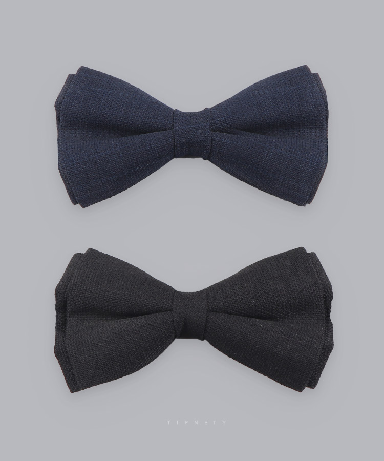 پاپیون مردانه مشکی و سورمه ای 7003