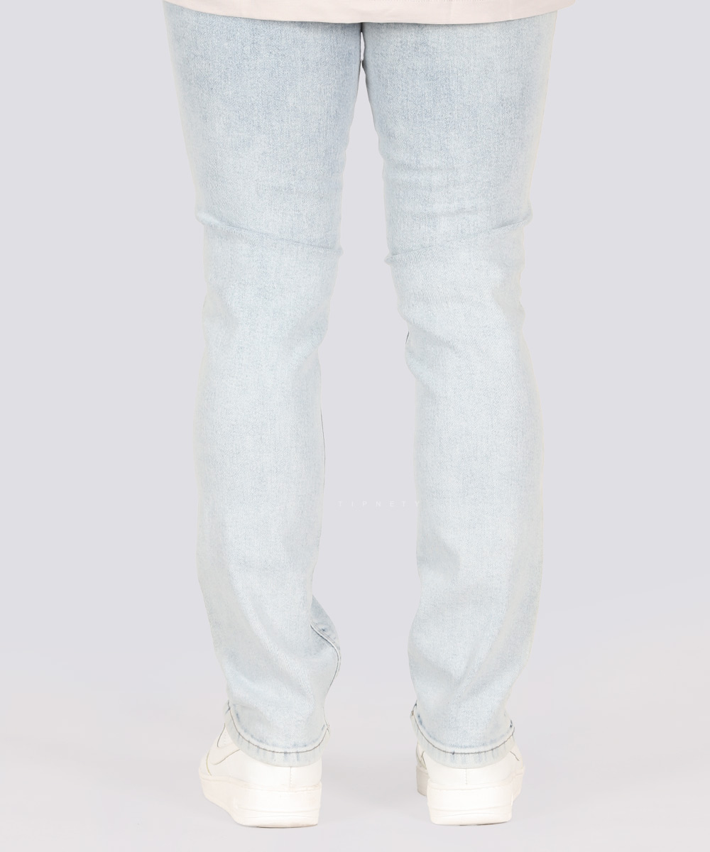           آبی تیره آبی یخی طوسی تیره ذغالی شلوار جین اسلیم 3785  - تصویر 5