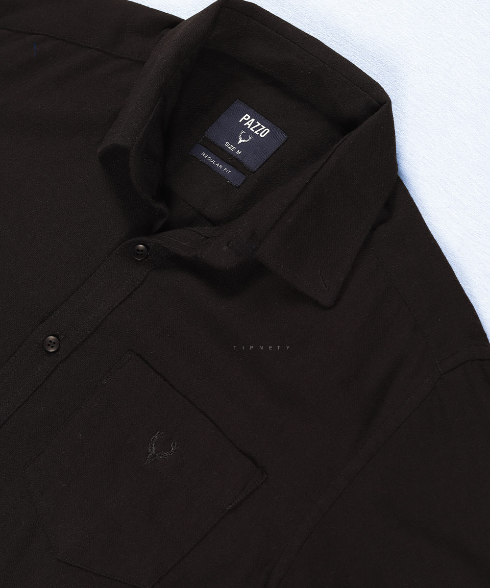             مشکی پیراهن آستین کوتاه کلاسیک 0101  - تصویر 6