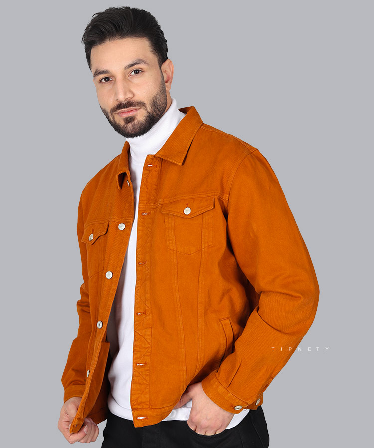                                                                                                                                 فرمی استخوانی زیتونی مشکی کرم قهوه ای آجری   زمستانه کت کتان 5229  - تصویر 3