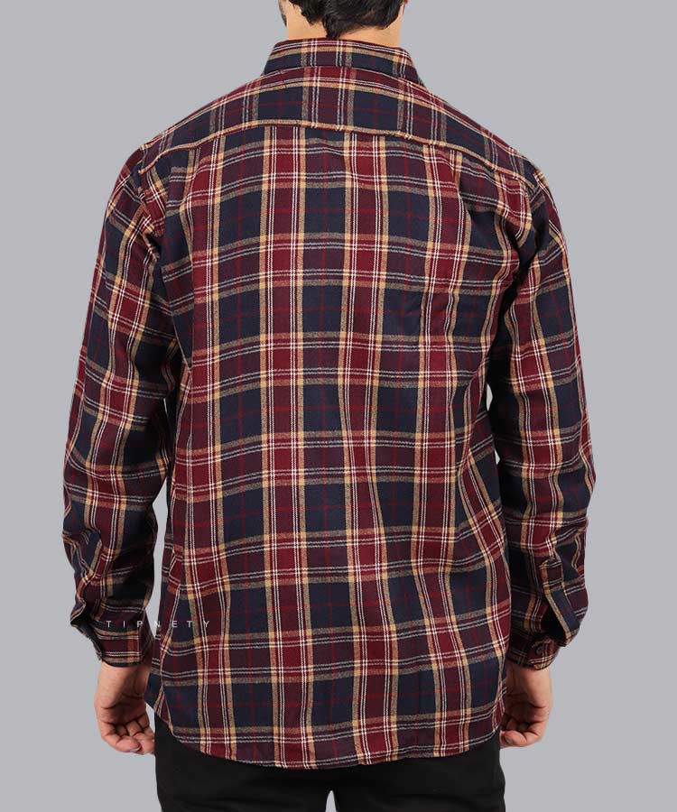                 زرشکی پاییزه پیراهن 0401  - تصویر 4