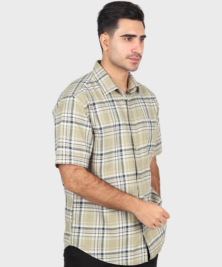             فرمی پیراهن آستین کوتاه کلاسیک 0939  - تصویر 4