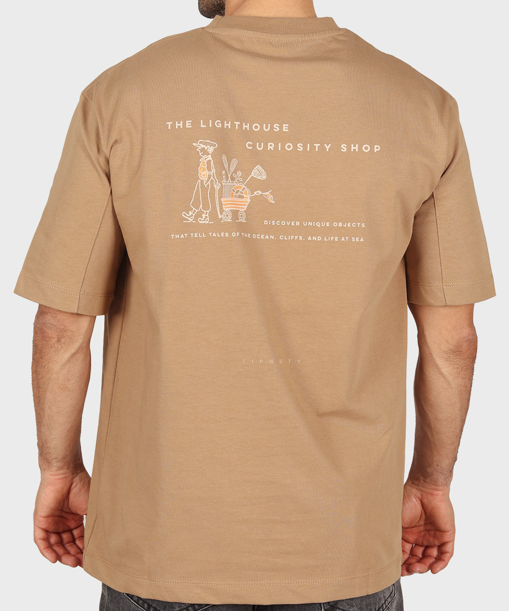                                 سفید خاکی صدری تیشرت لش 1725  - تصویر 10