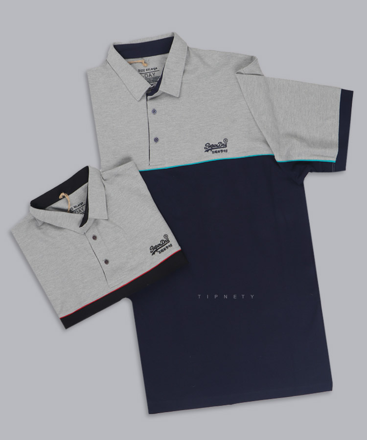 تیشرت یقه دار سایز بزرگ مردانه 5324