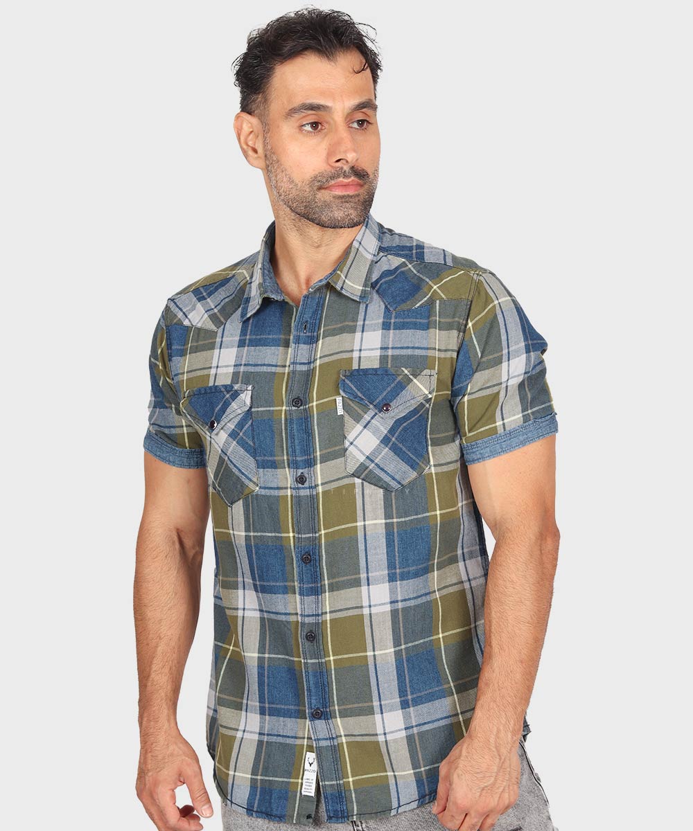                 سبز پیراهن آستین کوتاه فیت 1514  - تصویر 5