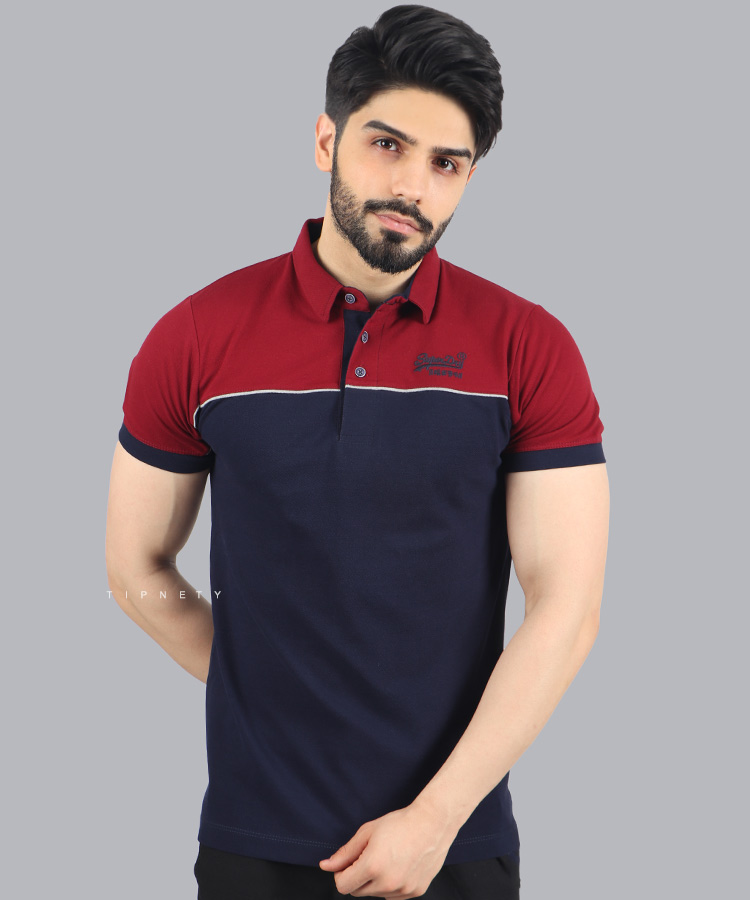 تیشرت یقه دار مردانه 5321