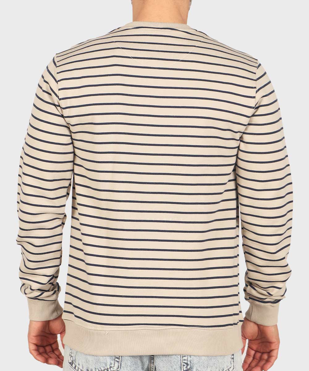                                     ملانژ آبی قهوه ای کرم سبز پاییزه پلیور 1532  - تصویر 12