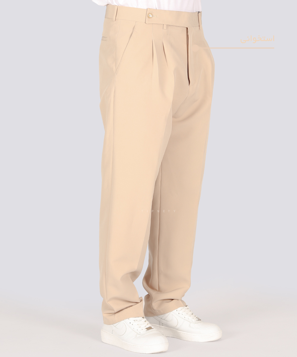 مشکی کرم استخوانی سبز طوسی شلوار پارچه ای مام استایل 2940  - تصویر 9