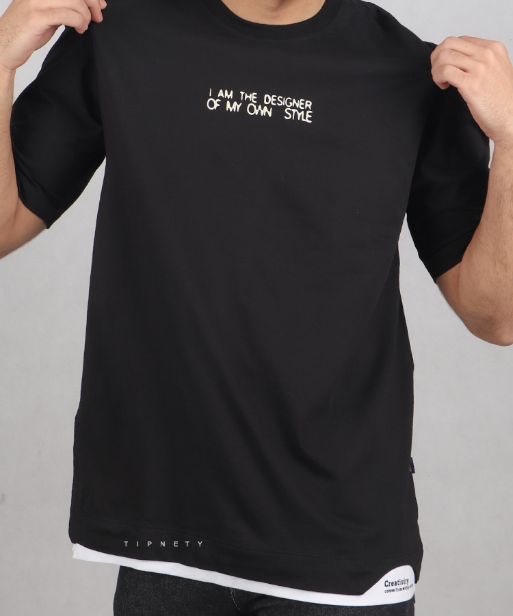 تیشرت لش طرح دار مردانه 1531