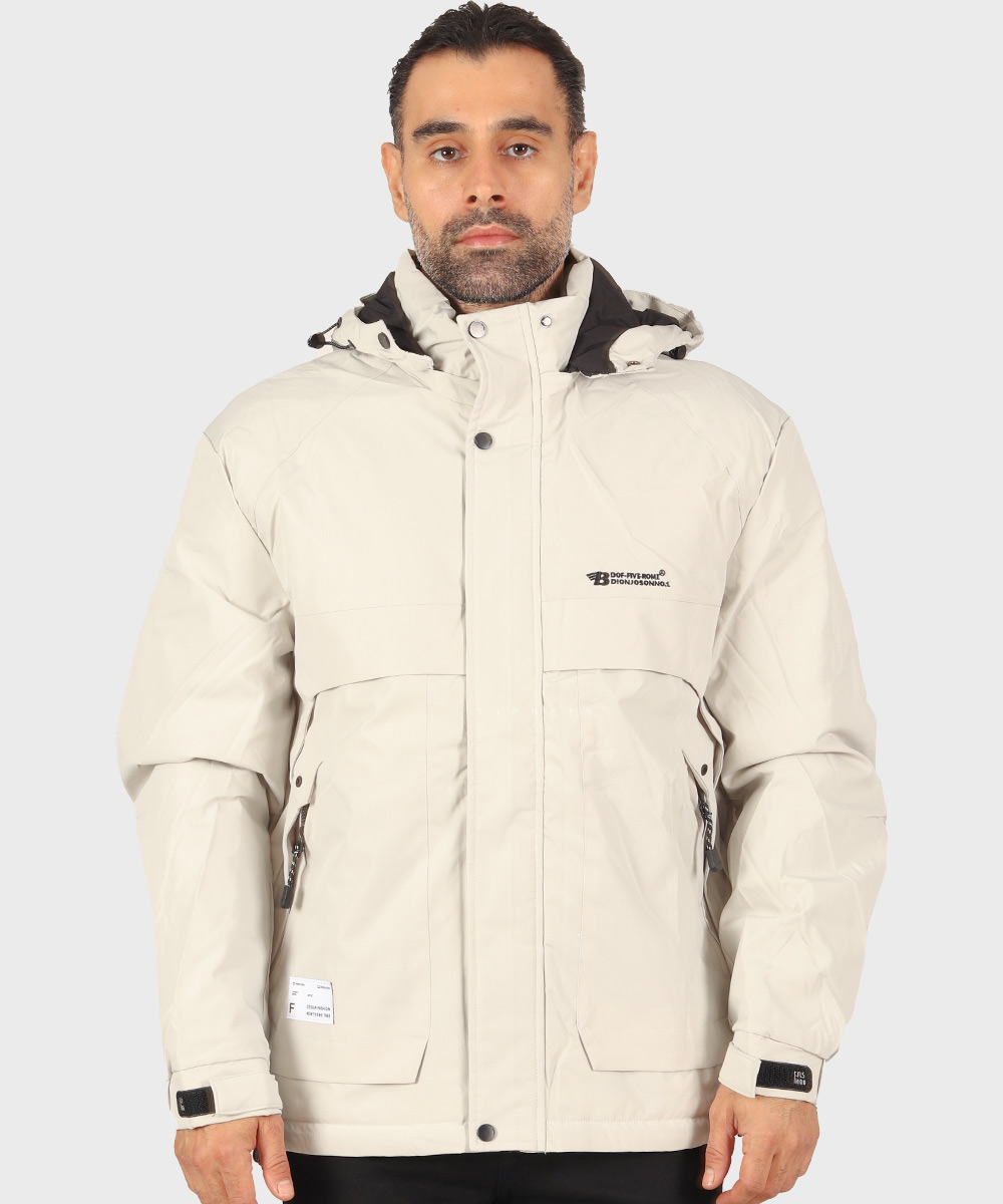           سبز استخوانی مشکی فسفری زمستانه کاپشن 7301  - تصویر 4