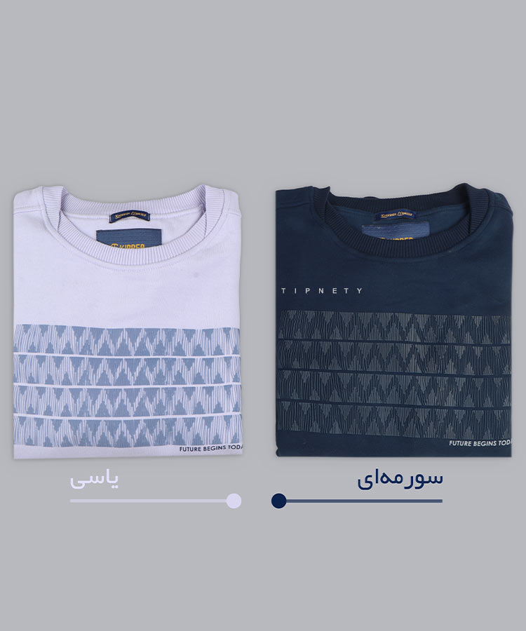                                                                                                                 یشمی قهوه ای یاسی سورمه ای زرشکی مشکی پاییزه پلیور 5246  - تصویر 4