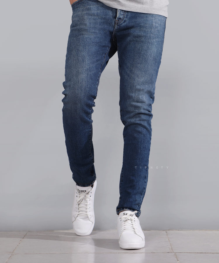 شلوار جین اسکینی مردانه ساده 1123