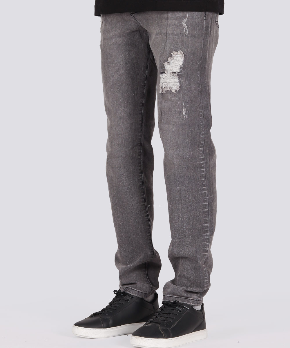 شلوار جین اسکینی مردانه زاپ دار 4156