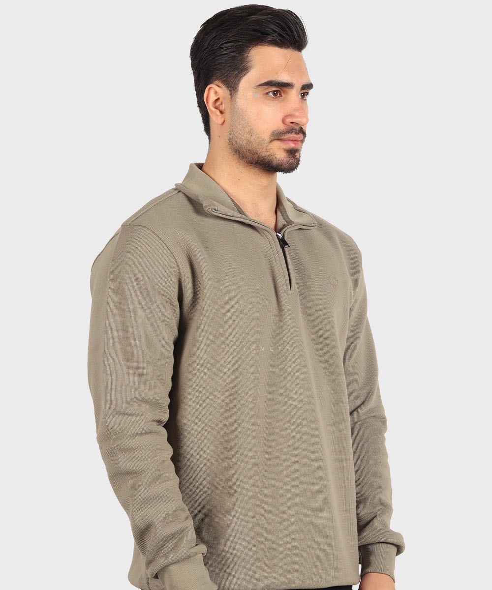                 قهوه ای نفتی آبی روشن مشکی شکلاتی کرم صدری پاییزه پلیور 8016  - تصویر 14