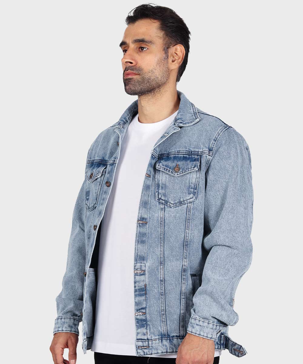         آبی روشن زمستانه کت جین 0205  - تصویر 7