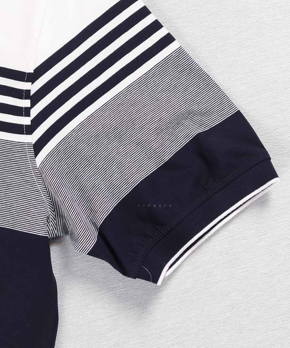 سورمه ای سبز تیشرت یقه دار 7815  - تصویر 8