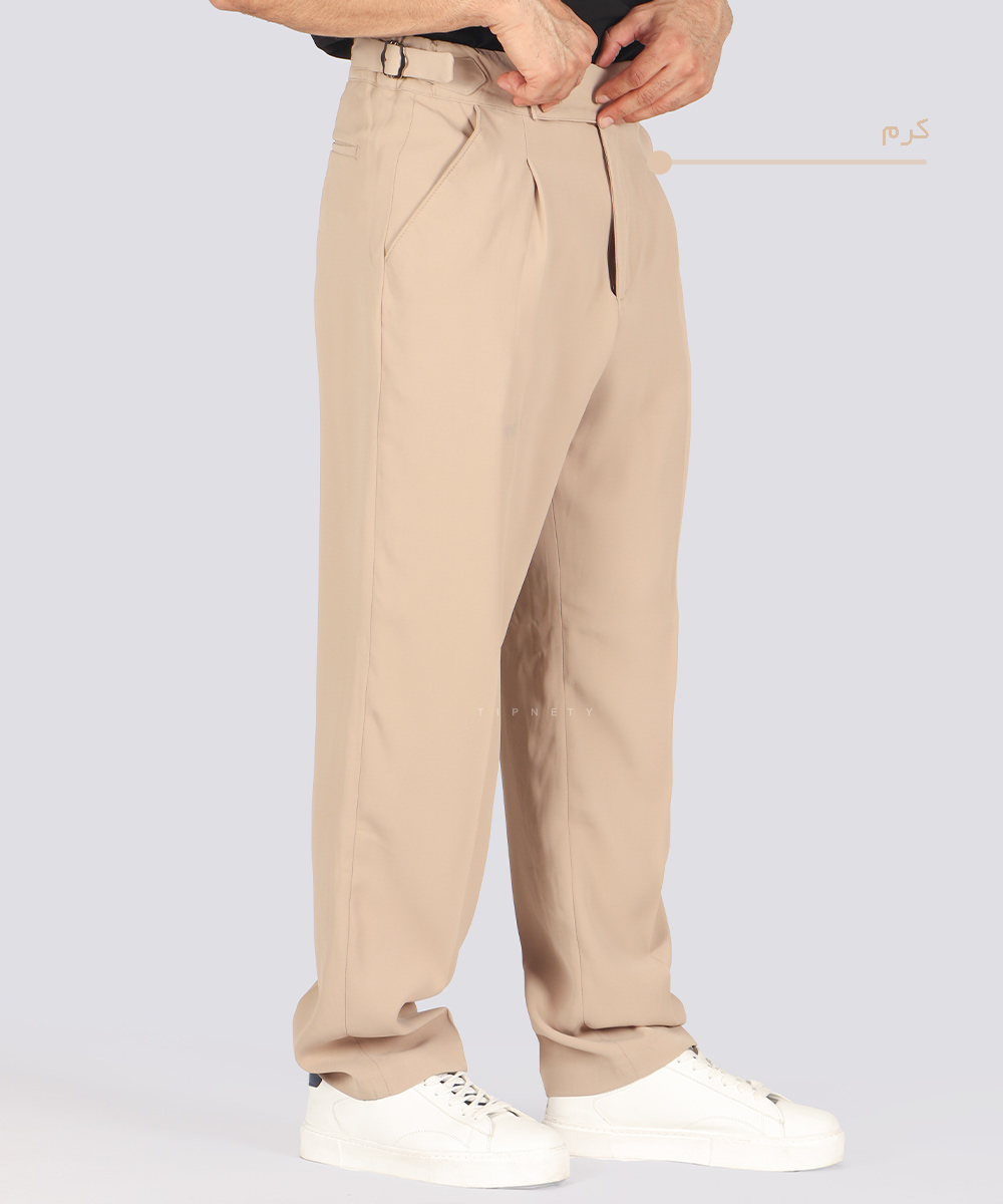           مشکی سورمه ای کرم استخوانی شلوار پارچه ای مام استایل 5660  - تصویر 8