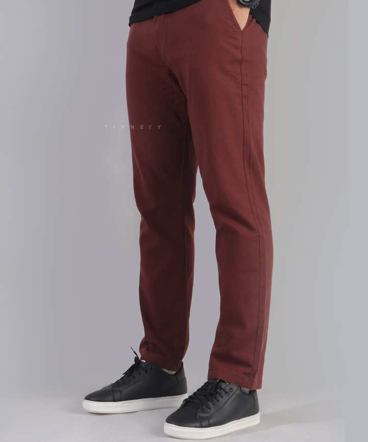                                                                                                                                                                         شکلاتی طوسی کرم مشکی یاسی سفید شلوار پارچه ای لینن 3622  - تصویر 3