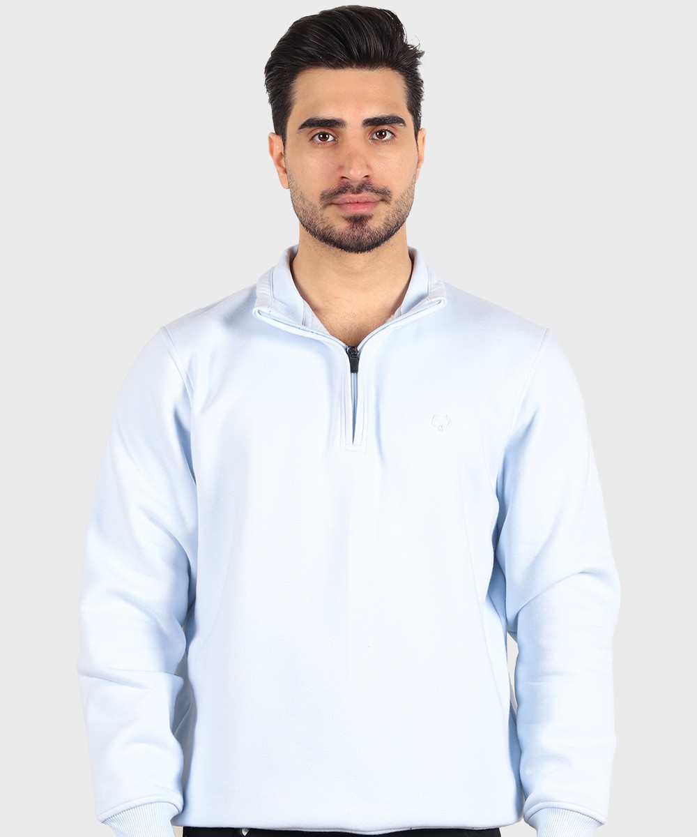دورس نیم زیپ مردانه ساده 0653