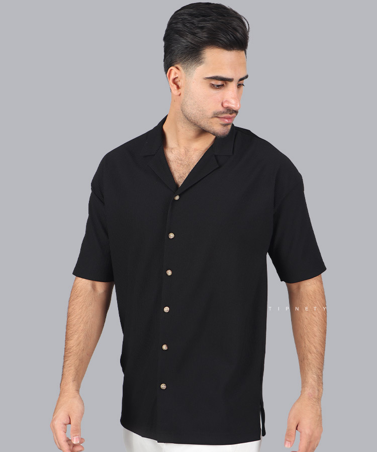                                                                                                                         مشکی کرم کله غازی سفید پیراهن یقه انگلیسی 1338  - تصویر 4