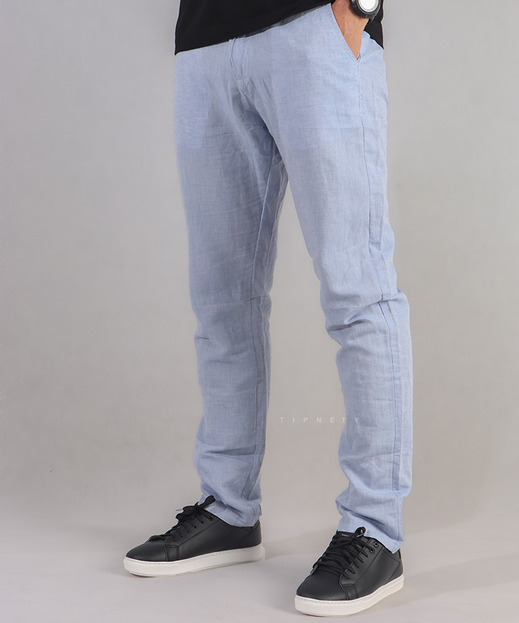 شلوار لینن مردانه کمر کش 3621