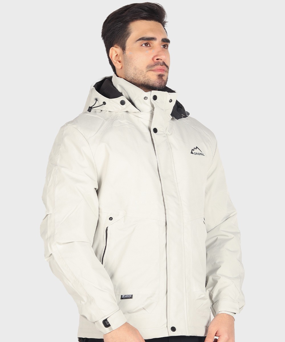 مشکی لجنی استخوانی صدری زمستانه کاپشن 7315  - تصویر 10