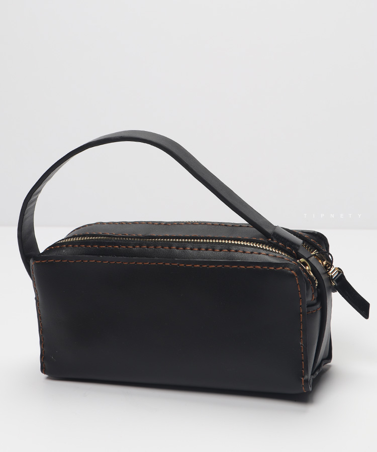 کیف دستی مشکی و چرمی 7626