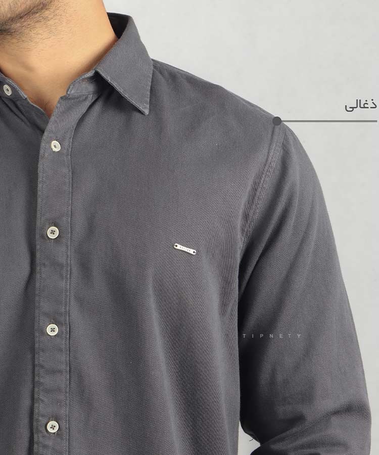 پیراهن مردانه کتان و ساده پاییزه 5238