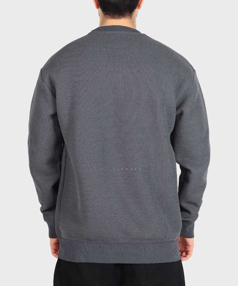 دودی مشکی طوسی شیری پاییزه پلیور 7201  - تصویر 15