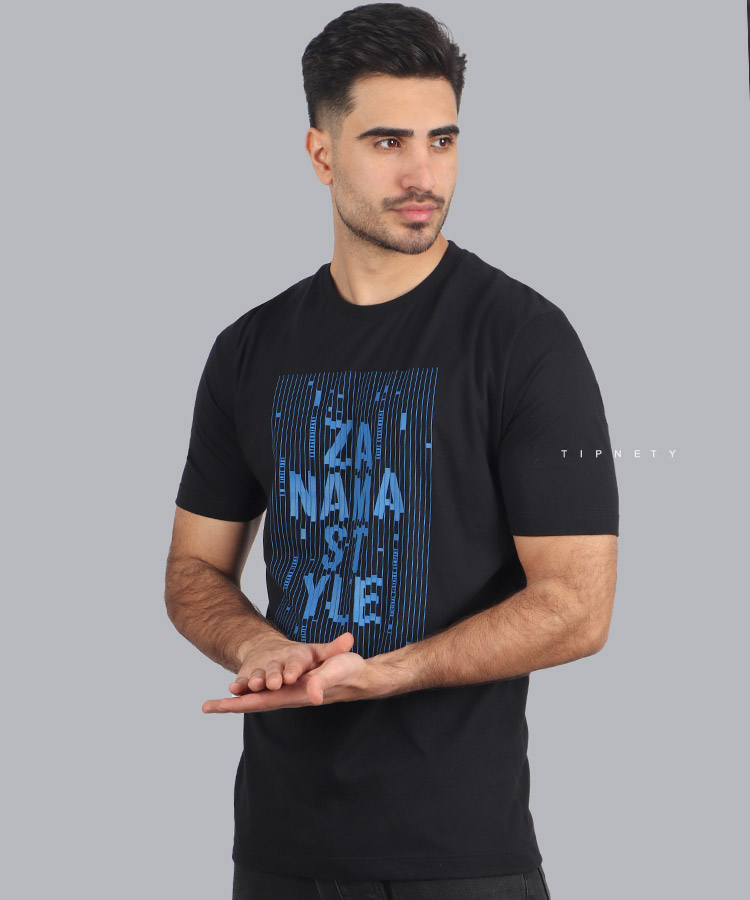 تیشرت طرح دار مردانه 1114
