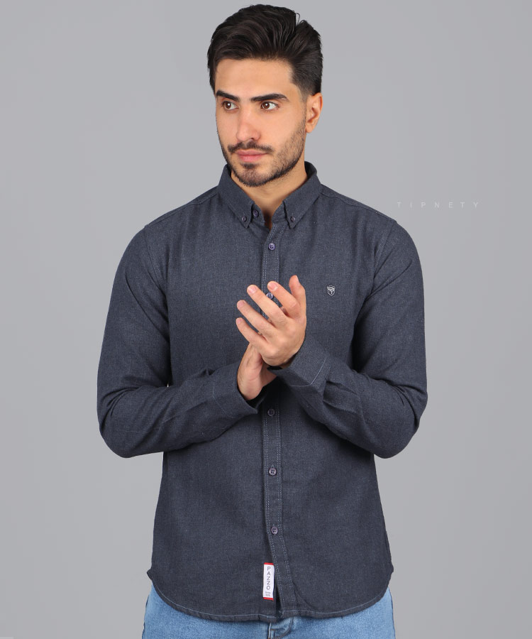                                                                                                                                                                                                                                                                               سورمه ای زرشکی کرم نفتی طوسی روشن طوسی تیره ذغالی یشمی پاییزه پیراهن 0784  - تصویر 3