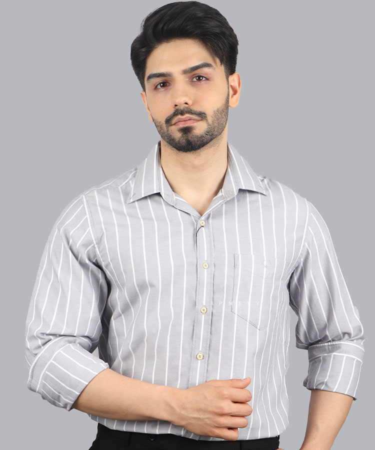 پیراهن آستین بلند مردانه مجلسی 0990