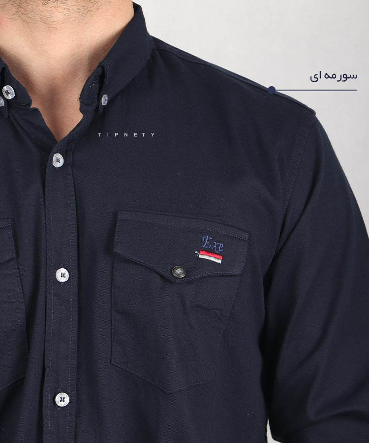                                                                                                                                                                                                                                                               مشکی سفید پیراهن آستین بلند فیت 0625 لجنی خاکی سورمه ای پاییزه پیراهن 0625  - تصویر 2