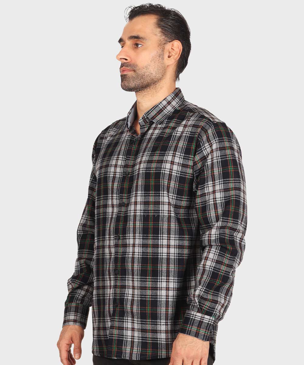         سورمه ای پاییزه پیراهن 0161  - تصویر 5