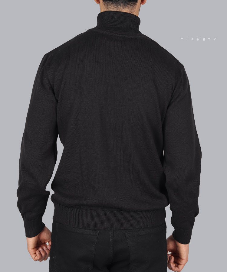                                                             مشکی سورمه ای پاییزه یقه اسکی 5302  - تصویر 5