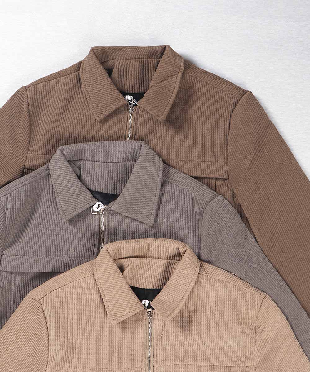 کت کتان زیپ دار و داخل خز 2603