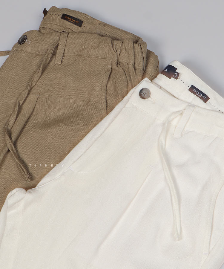 شلوار لینن مردانه پیله دار 0072