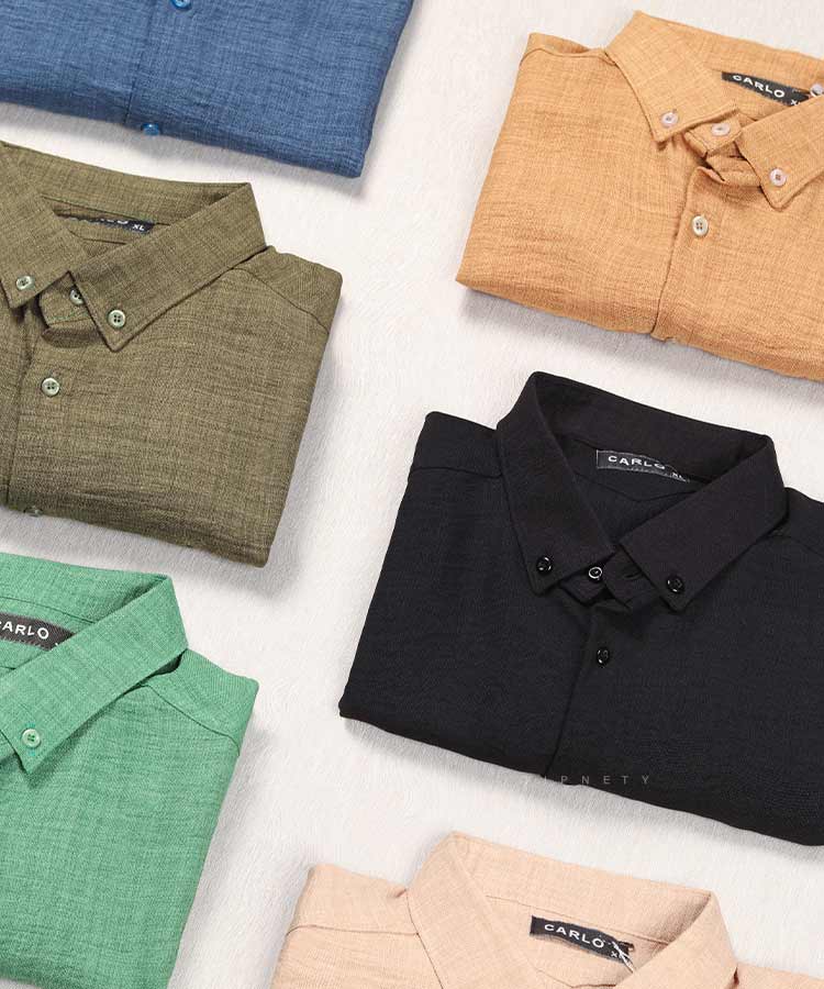 پیراهن مردانه آستین کوتاه ساده 0132