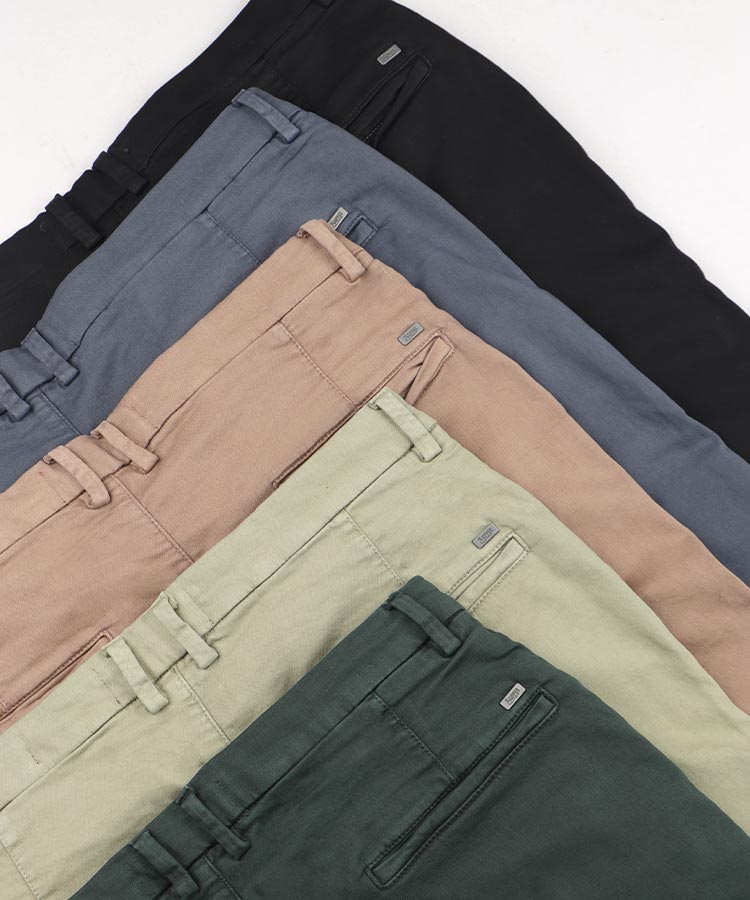                                                                                                                                                                 طوسی خاکی کرم دودی صدری مشکی لجنی شلوار کتان فیت 3202  - تصویر 5