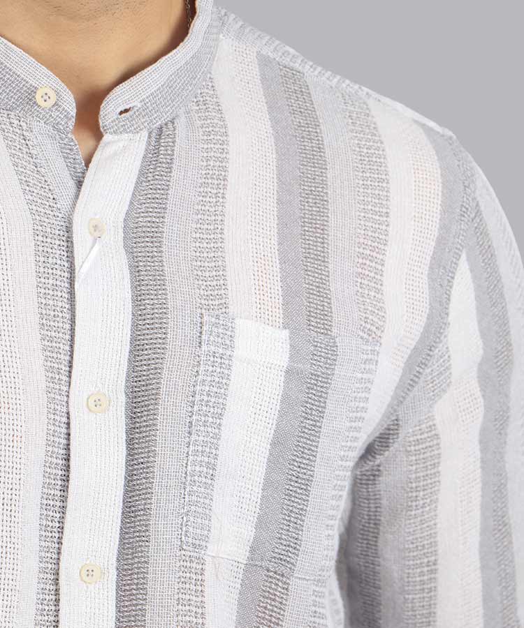                                             طوسی پیراهن آستین بلند فیت 5262  - تصویر 3