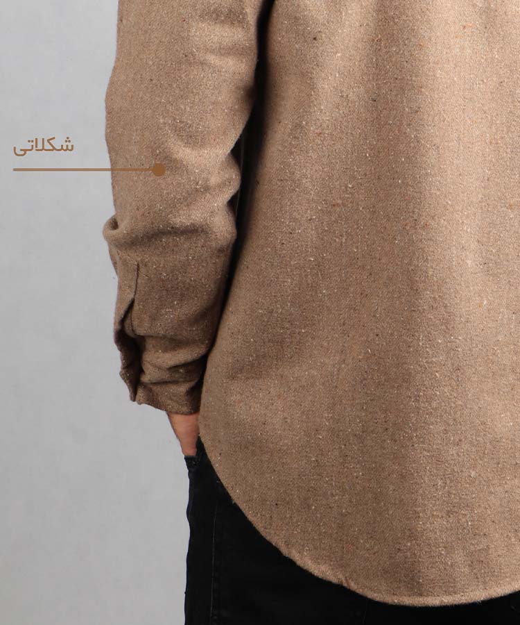                                                                                                                                                                                                                                                                                       پاییزه ژاکت 2028           ملانژ شکلاتی خردلی لجنی پاییزه سویشرت 2028  - تصویر 7