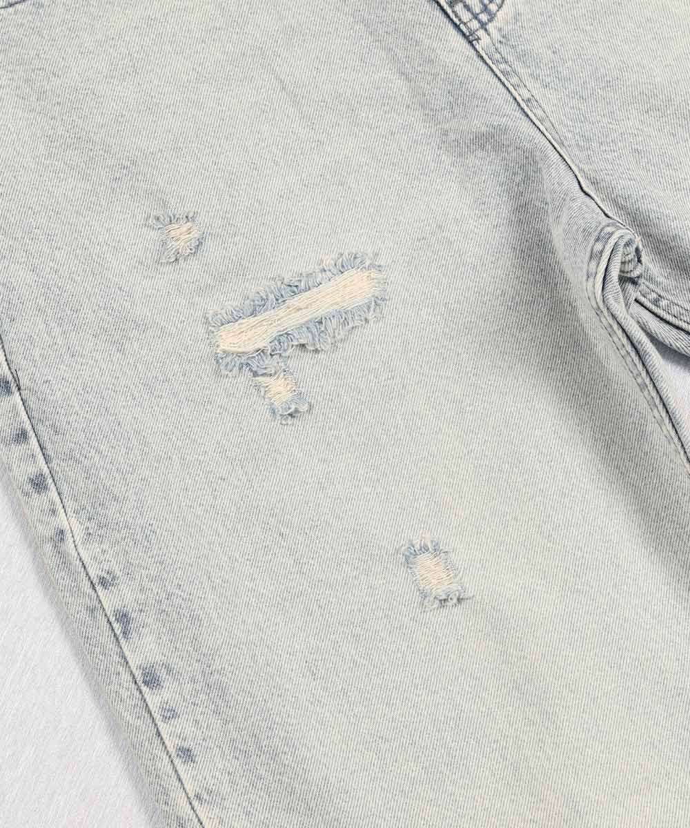     آبی یخی شلوار جین بگ استایل 0160  - تصویر 4