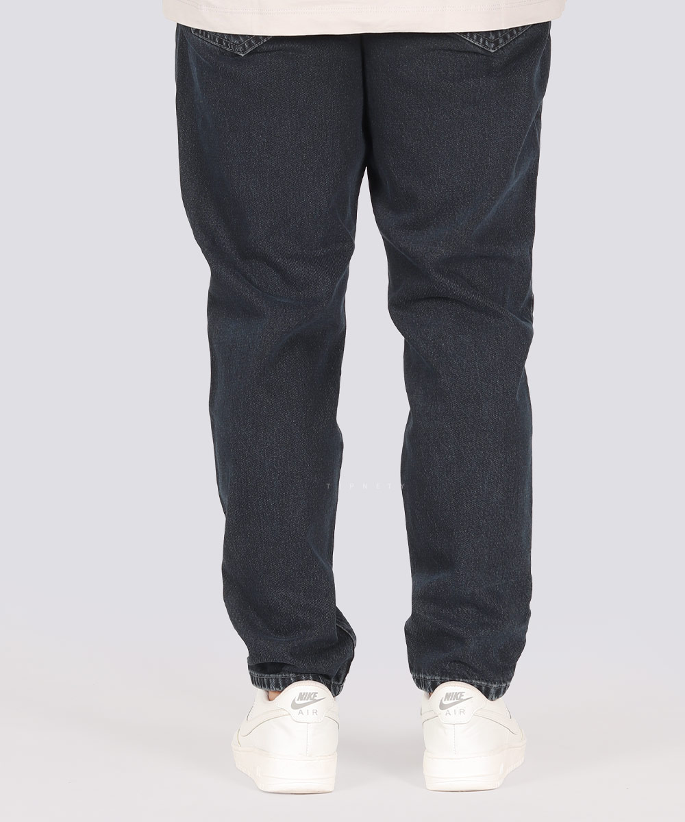         سورمه ای شلوار جین مام فیت 3917  - تصویر 3