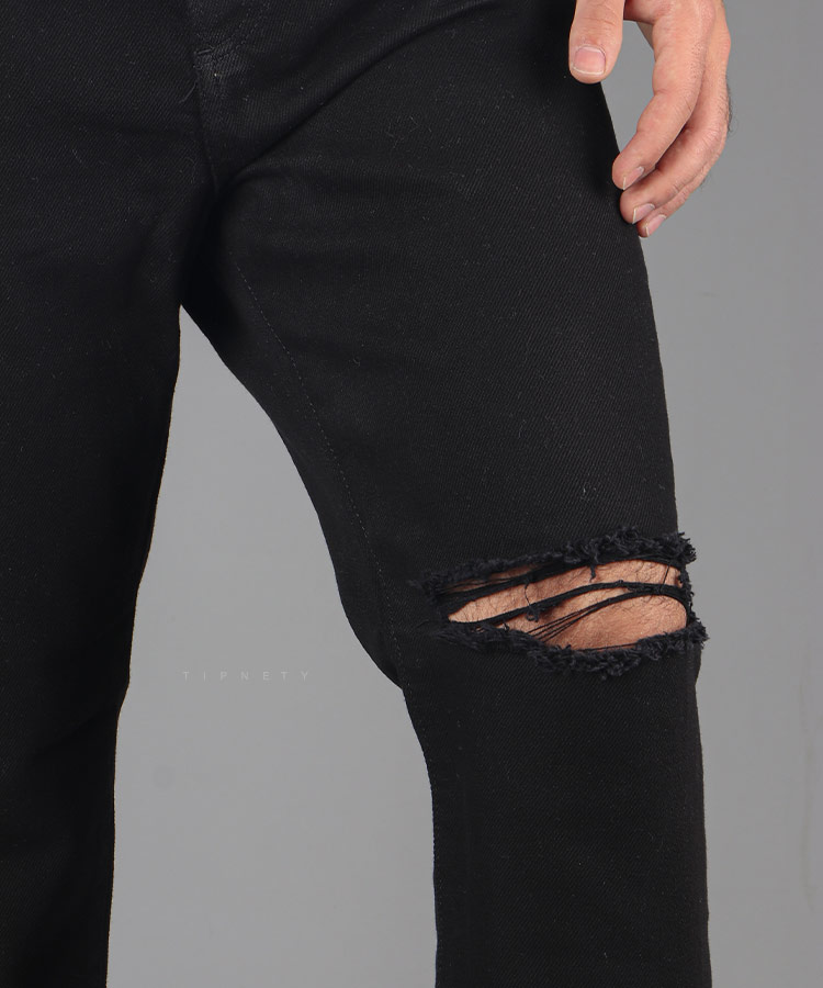                                     مشکی شلوار جین مام استایل 0293  - تصویر 3